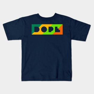 Dope Colorblock, v3 Kids T-Shirt